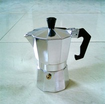 Export European coffee appliance household coffee maker Italian MOCA pot delivery circle paper edible aluminum coffee maker