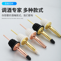 Fancy bartender pour stainless steel wine stopper universal pour wine mouth bar wild deer head bottle stopper