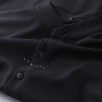 Light business luxury silky short velvet warm stand neck shirt thin handsome Autumn Winter men slim long sleeve shirt