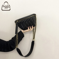 Net red small bag women 2021 summer New fold running bag foreign fashion fashion popular shoulder bag ins chest bag