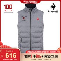 Le Coq Sportif lekak golf clothing mens vest autumn winter warm jacket sports vest