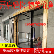 Door and window customization store Coffee milk tea shop Kitchen store Up and down folding window Up and down folding full open window easy to open