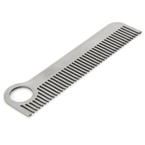 High-strength stainless steel material tactical style comb anti-static outdoor EDC head comb self-defense play practical type