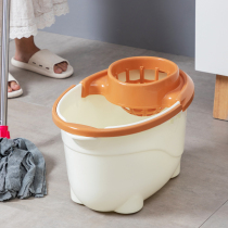Household manual squeezing bucket hand mop bucket thick mop bucket plastic rotary screw bucket old mop bucket