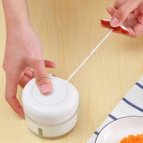 Japanese manual meat grinder household stuffing mixer hand-drawn chopping vegetable shredder cut chili cooking machine