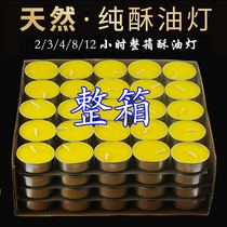 Zhiyuan pure ghee lamp for Buddha 12 hours smokeless candle 4 Hours 8 hours 100 grain butter lamp