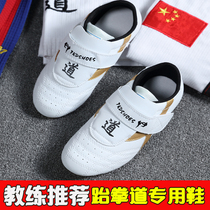  Competition taekwondo shoes Childrens training shoes Beginners mens and womens childrens adult martial arts practice shoes wear-resistant soft-soled shoes