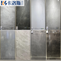 Modern minimalist gray tiles 600x1200 living room floor tiles non-slip wear-resistant whole body marble kitchen and bathroom wall tiles