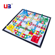 UB AIA flying chess with Magnetic folding portable children summer puzzle parent-child interactive toy table game chess