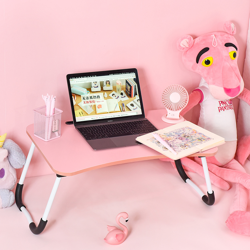 College students'laptop desk bed with foldable lazy small desk dormitory dormitory students' simple desk