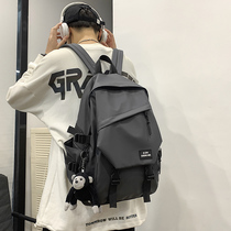 Kurashi Yishu tide brand large-capacity school bag mens fashion lightweight waterproof student backpack Korean version of wild travel