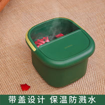 Household thickened light luxury foot bath tub Insulation foot bath tub over the calf foot bath tub Small bubble foot basin Plastic health artifact