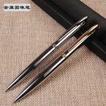  Foreign trade single metal ballpoint pen brass pen rotating core G2 specification refill can be replaced with neutral refill feel good