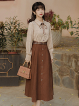 Yinglun College Wind Lianlian dress teacher interview suit Female college students wear a hitch and study retrial clothes for commute