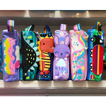 Australia Smiggle school gift Children 1-3 large capacity pencil bag stationery box storage lunch box Kettle cup school bag