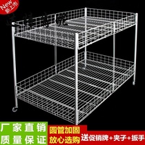 A promotional floats shelf special sale clothing display outdoor hand push artifact mobile stalls Super folding