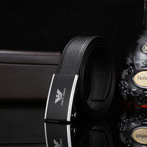 Send husband Gift Amari new belt Male genuine leather automatic buckle mens belt luxury pants with head