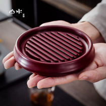 Taiwan electric wood dry foam table pot pot bearing purple raised pot mat tea mat tea tray cup mat tea tray pad anti-scratch and durable
