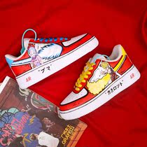 Pasun sneakers custom DIY private guest shoes animation hand-painted One Piece Fire Dragon Ball Wukong (excluding shoes