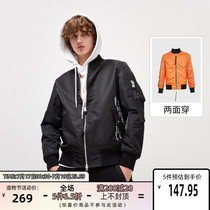Aya Zhi JackJones Jack Jones male two sides wear landscape painting print clip fashion G jacket 220121513