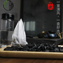 Water purification grade bamboo charcoal particles soaked in water clean activated carbon filter new house decoration to remove odor and formaldehyde air purification