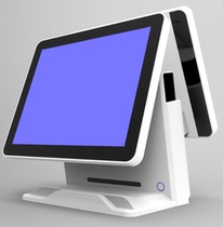 15-inch dual-screen single-screen capacitive touch cash register machine supermarket milk tea ordering all-in-one housing kit