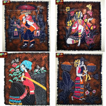 Clearance special batik painting handmade batik ethnic decoration wall decoration 85 * 72CM