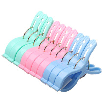 Strong windproof plastic clothespins cotton Clippers underwear underwear socks clip clothes drying rack 10