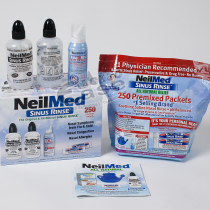 Bargain price 240 US import Neilmed Adult Nasal wash set 2 bottles 250 nasal salt rinse