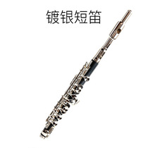 C- tone silver-plated Piccolo Bakelite musical instrument flute ABS tube body black Piccolo with light body box beginner grade test performance