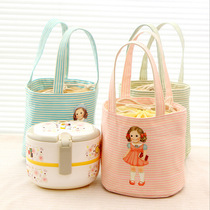 Insulation cute doll Bento bag student portable lunch box bag with rice insulation bag ice bag picnic bag