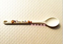 South Korea imported tableware pure ceramic spoon coffee spoon mixing spoon dessert spoon infant heat insulation feeding spoon