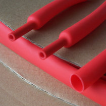 Φ12 7mm red double wall tube containing glue double wall Heat Shrinkable tube 3 times shrinkage rate sealed waterproof insulation