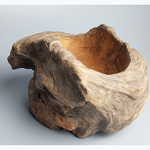 Dead wood root carving weathered wood change storage bowl Pine resin shape personality fleshy flower pot Natural creative pot