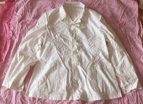 Army retired cotton bleached half-coat cooks white shirt
