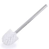 Stainless steel toilet brush handle with brush head toilet brush cleaning brush toilet brush accessories creative plus long handle to dead corner
