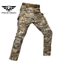 Paving Eagle soft shell fleece tactical pants IX7 consul combat pants men outdoor ski waterproof pants assault pants