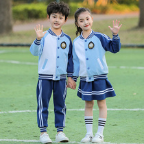 Kindergarten garden clothes Spring and Autumn new sports suits primary school uniforms one two and three grade uniforms