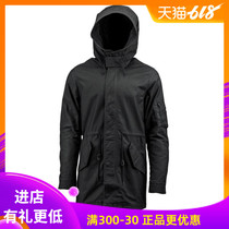 Alpha Alpha industrial Industries men hooded M-59 fishtail trench coat M59 coat