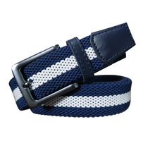 New golf belt with men and women golf weaving elastic belt golf fashion belt belt