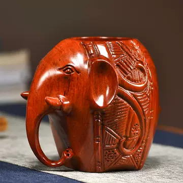 中国古玩 天然木 唐木 花梨　黄花梨 特大筆筒　重2.4kg 中国古玩 天然木 唐木 花梨 黄花梨 特大筆筒 重2.4kg