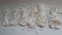 0 8-3mm white three-strand rope submersible rope Sea fishing longline fishing nylon gypsum line tag closing rope woven fishing net