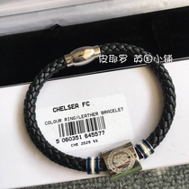 Chelsea official genuine team logo leather woven fashion bracelet bracelet bracelet gift box fan supplies
