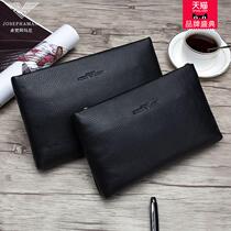 Brand Jo Van Mani Mens Handbag Mens Bag Soft Bull Leather Business Youth Hands Bag Large Capacity Hand