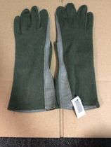 US Air Force public new tag 00s flame retardant fabric tactical flying gloves small green claw