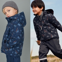 22 New boys soft shell subcutter coat in autumn and winter childrens warm wear - proof clothes