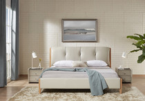 Gu Jia Home Modern Simple Leather Bed PTM033 Sansheng III