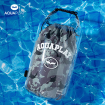 Aqua Play Snorkeling Waterproof Bag 15L Transparent TPU Outdoor Diving Bag Dry Wet Separation Professional Waterproof Bag Equipped