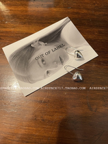 Homemade Korea out of the label Thongbody S925 pure silver loving ear nail happyrim to give back