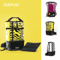 Seaplay 30L ABC dazzling upgraded version footed webbed diving foot webbing bag waterproof bag waterproof backpack